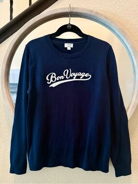 J.Crew Factory Bon Voyage Teddie Sweater, EUC